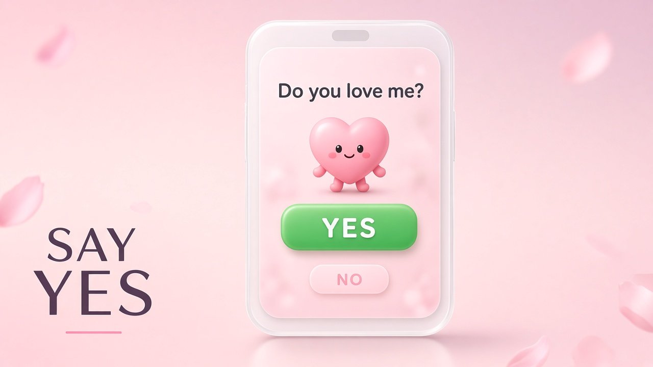 Say Yes product image — Gift for Darling digital couple gift preview